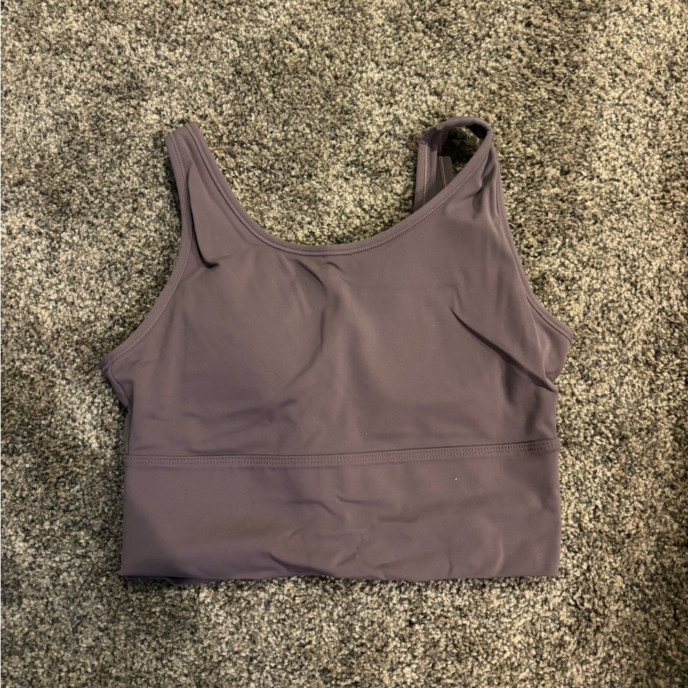 Purple Savvi cropped tank